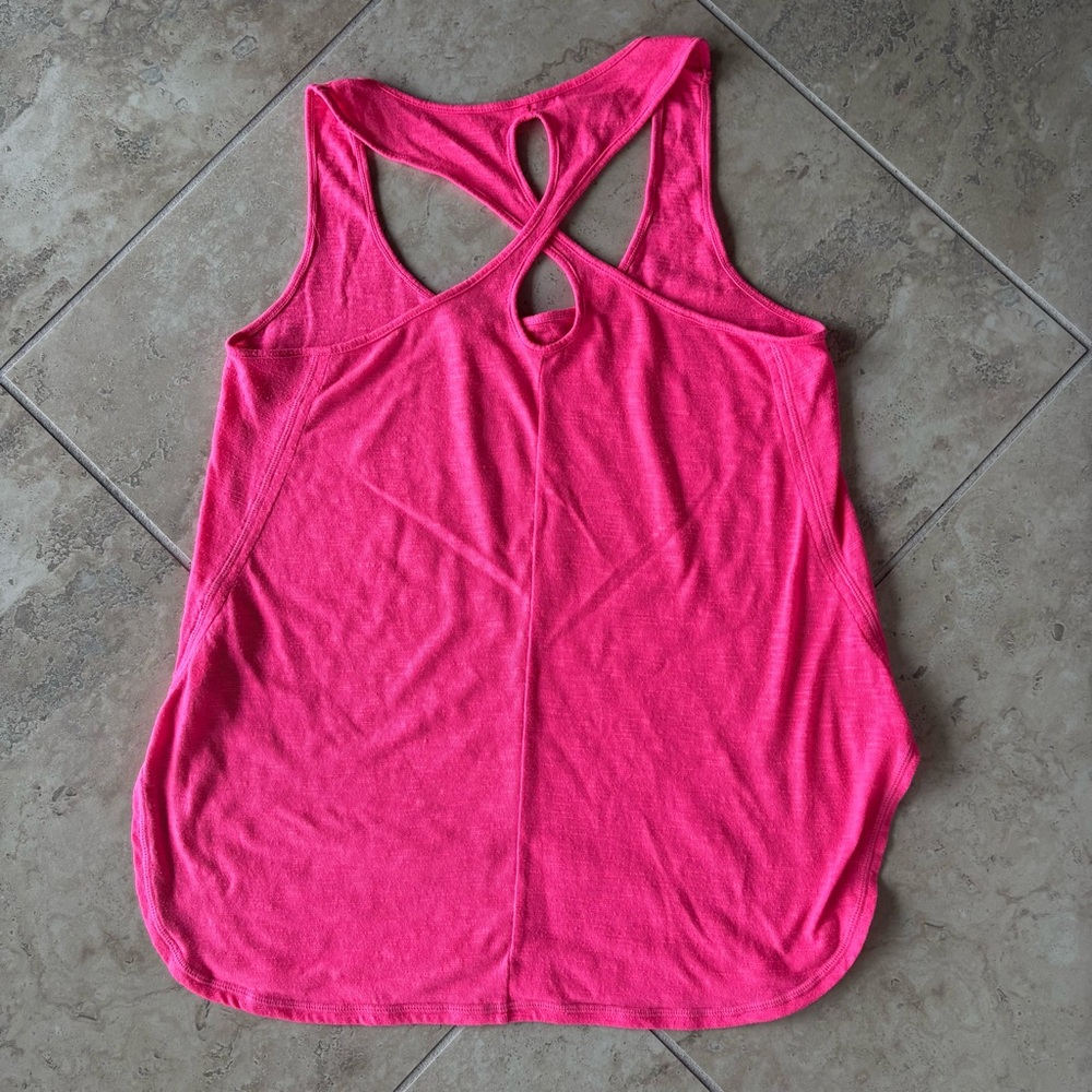 Lilly Pulitzer Neon Pink Cross-Back Tank